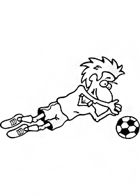 サッカーの塗り絵 - 94