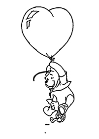 くまのプーさんの塗り絵- 104