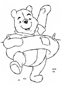くまのプーさんの塗り絵- 116