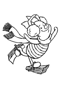 くまのプーさんの塗り絵- 117
