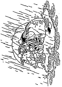 くまのプーさんの塗り絵- 35