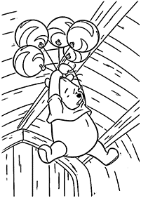 くまのプーさんの塗り絵- 75