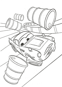 カーズ(ディズニー)の塗り絵 - 113