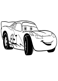 カーズ(ディズニー)の塗り絵 - 134