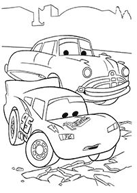 カーズ(ディズニー)の塗り絵 - 14
