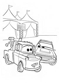 カーズ(ディズニー)の塗り絵 - 175