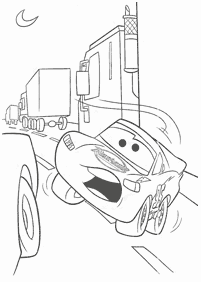 カーズ(ディズニー)の塗り絵 - 177