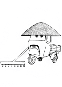 カーズ(ディズニー)の塗り絵 - 179