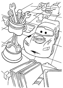 カーズ(ディズニー)の塗り絵 - 18