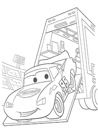 カーズ(ディズニー)の塗り絵 - 23