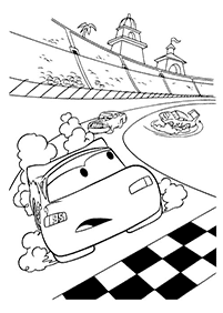 カーズ(ディズニー)の塗り絵 - 46