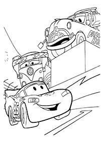 カーズ(ディズニー)の塗り絵 - 54