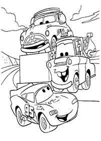 カーズ(ディズニー)の塗り絵 - 56