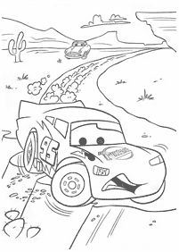 カーズ(ディズニー)の塗り絵 - 80