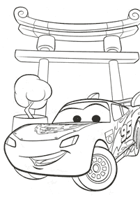 カーズ(ディズニー)の塗り絵 - 81