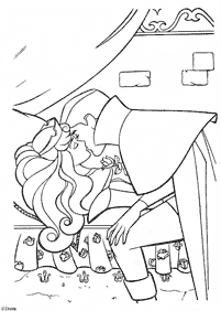 睡眠の美しさ(オーロラ)の塗り絵- 43