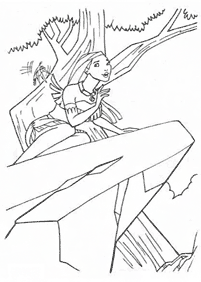 ポカホンタスの塗り絵 - 47