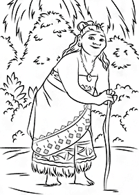 モアナの塗り絵 - 14