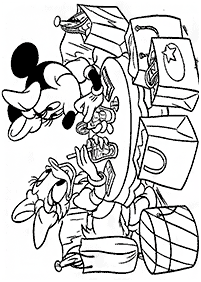 ミニーマウスの塗り絵 - 84