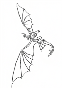 ドラゴンの塗り絵 - 20