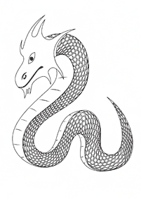 ドラゴンの塗り絵 - 39