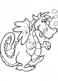ドラゴンの塗り絵 - 45