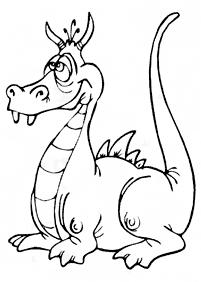 ドラゴンの塗り絵 - 52