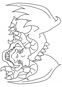 ドラゴンの塗り絵 - 59