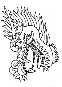 ドラゴンの塗り絵 - 70