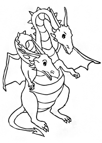 ドラゴンの塗り絵 - 71
