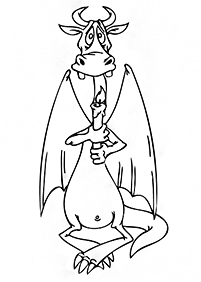 ドラゴンの塗り絵 - 85