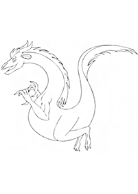 ドラゴンの塗り絵 - 98