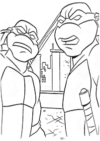 ニンジャ・タートルズの塗り絵 - 77