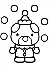ハローキティの塗り絵 - 83