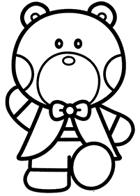 ハローキティの塗り絵 - 91