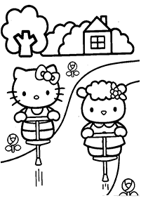 ハローキティの塗り絵 - 92