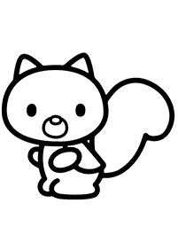 ハローキティの塗り絵 - 93