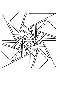 マンダラ塗り絵 - 113