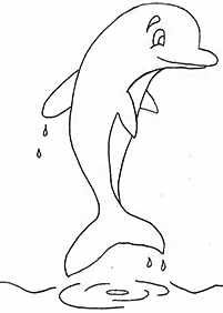 イルカの塗り絵 - 44