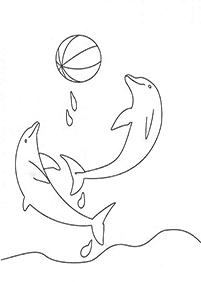イルカの塗り絵 - 58