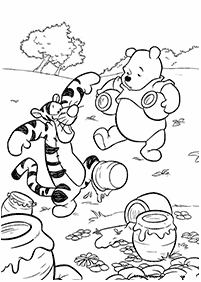 トラの塗り絵 - 12