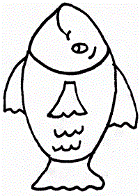 魚の塗り絵 - 28