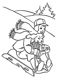 겨울컬러링도안–컬러링(색칠)페이지68