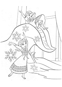 겨울왕국컬러링도안–컬러링(색칠)페이지30