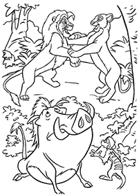 라이언킹컬러링도안–컬러링(색칠)페이지34