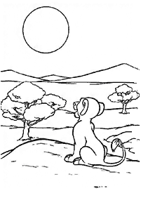 라이언킹컬러링도안–컬러링(색칠)페이지51
