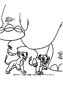 라이언킹컬러링도안–컬러링(색칠)페이지55