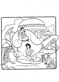 알라딘컬러링도안–컬러링(색칠)페이지72