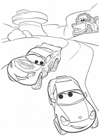 카 (디즈니) 컬러링도안–컬러링(색칠)페이지69