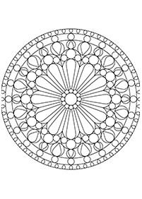만다라 컬러링 도안–컬러링(색칠)페이지112